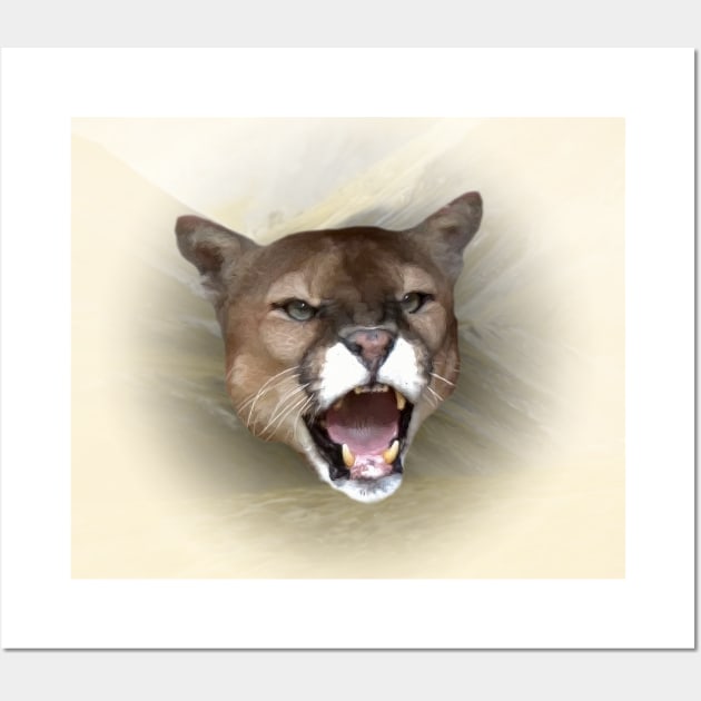 Mountain lion Wall Art by Guardi